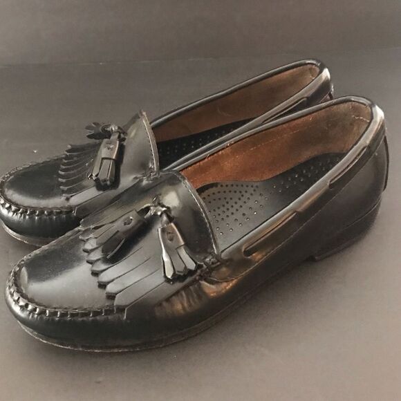 Vintage Bass Layton preppy kiltie tassle loafers - Picture 1 of 7